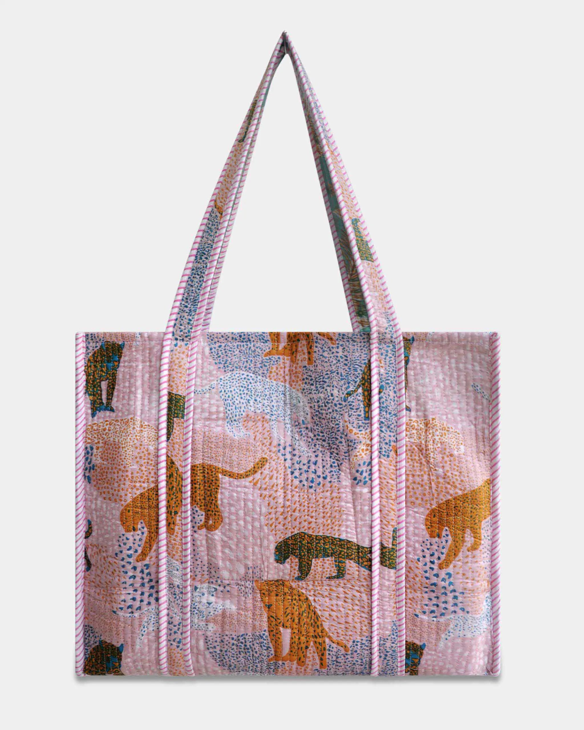 Sac cabas matelassé en coton réversible - PALORIS