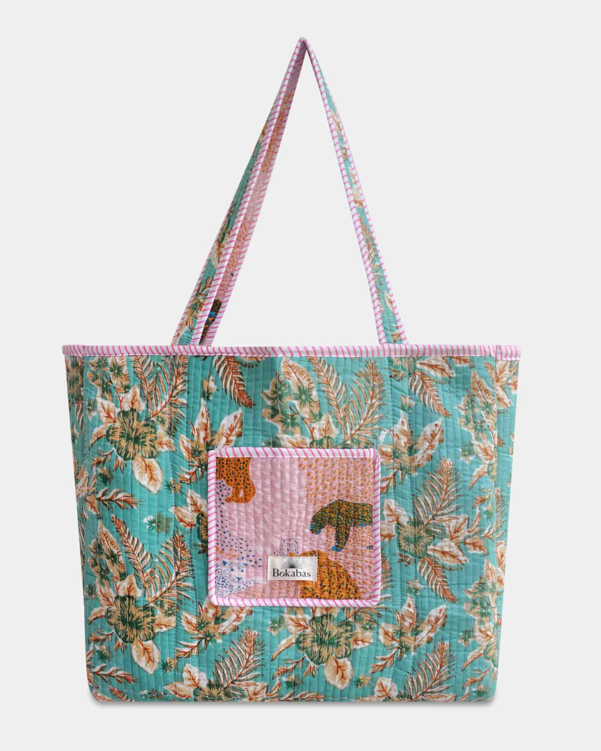 Sac cabas matelassé en coton réversible - PALORIS