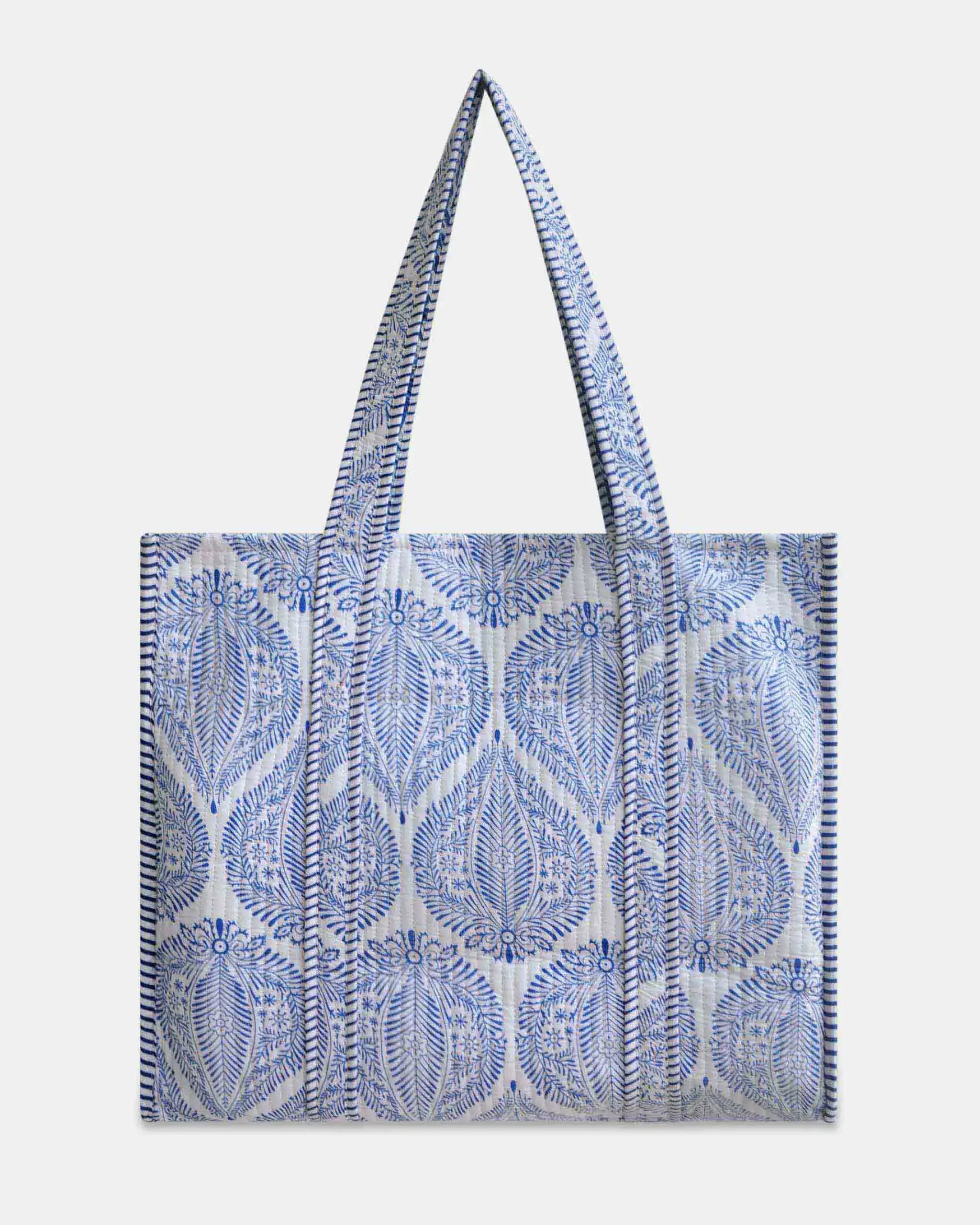 Sac cabas réversible en coton matelassé - TALISMAN - Bokabas Sac (Image 1)