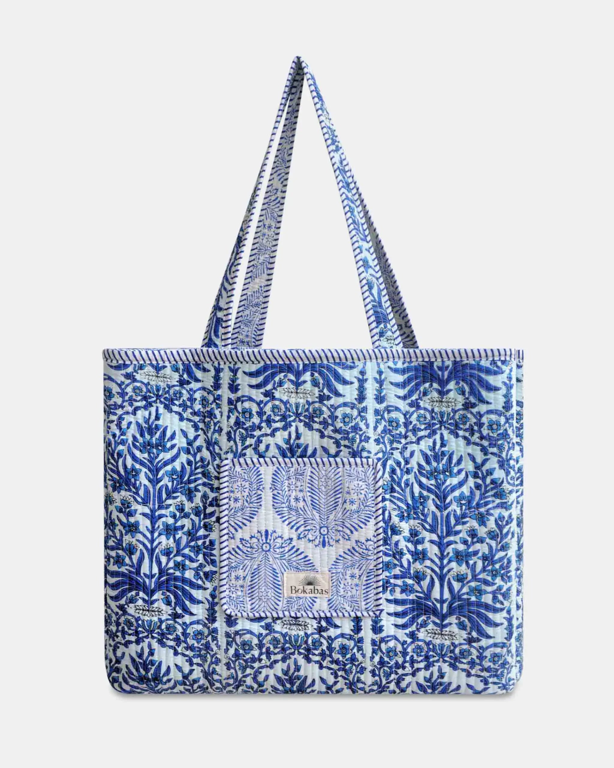Sac cabas réversible en coton matelassé - TALISMAN - Bokabas Sac (Image 3)