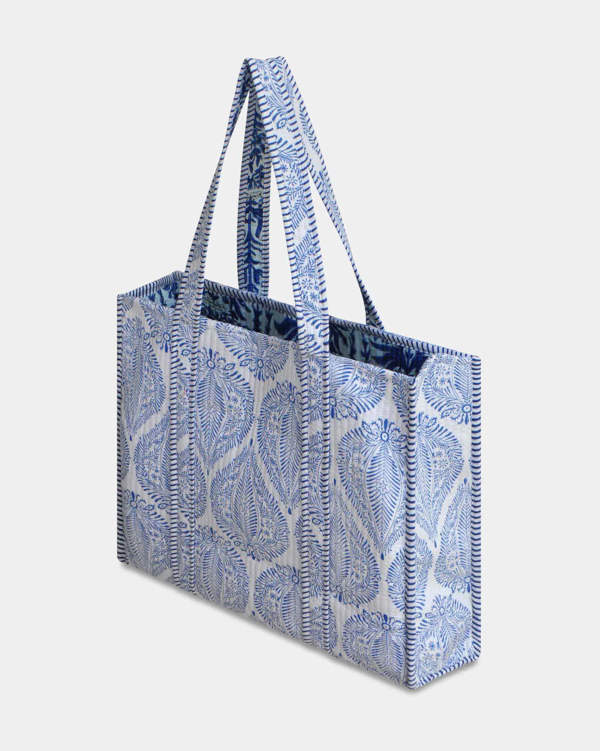 Sac cabas réversible en coton matelassé - TALISMAN - Bokabas Sac (Image 2)