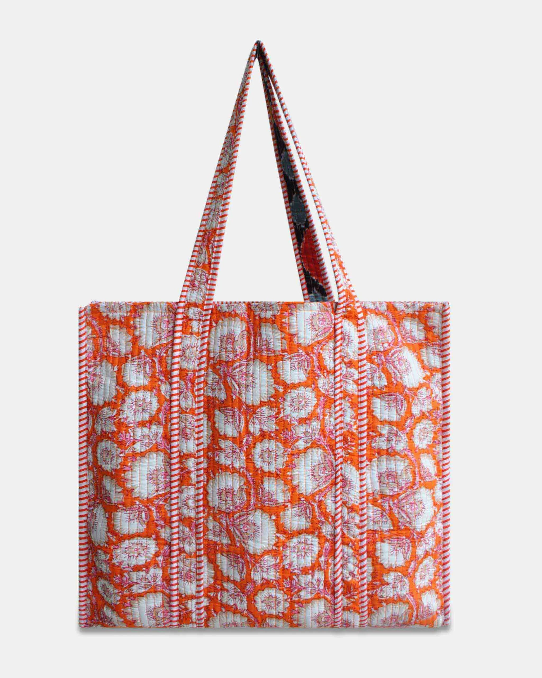 Sac cabas réversible en coton matelassé - COTON - Bokabas Sac (Image 1)