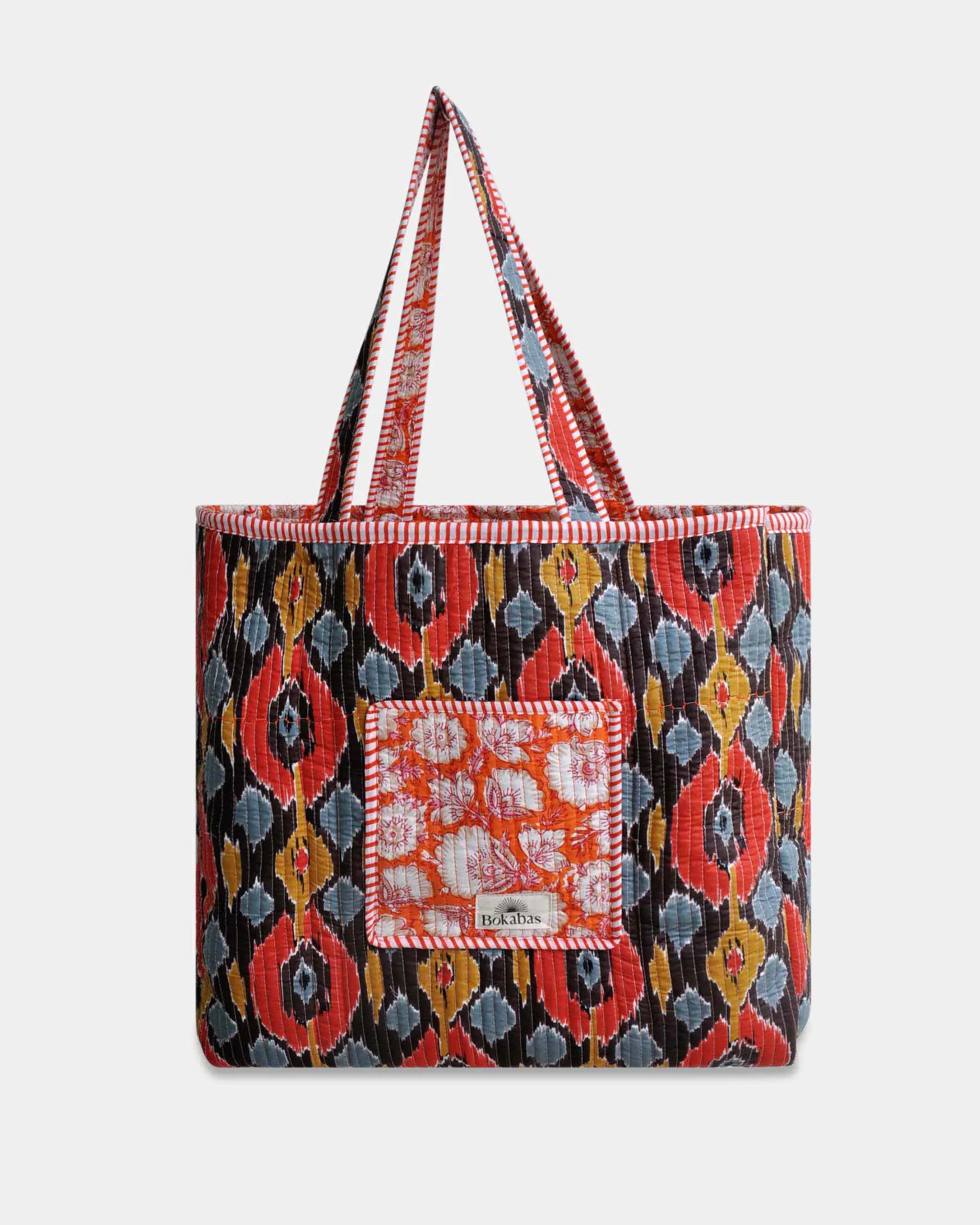 Sac cabas réversible en coton matelassé - COTON - Bokabas Sac (Image 3)
