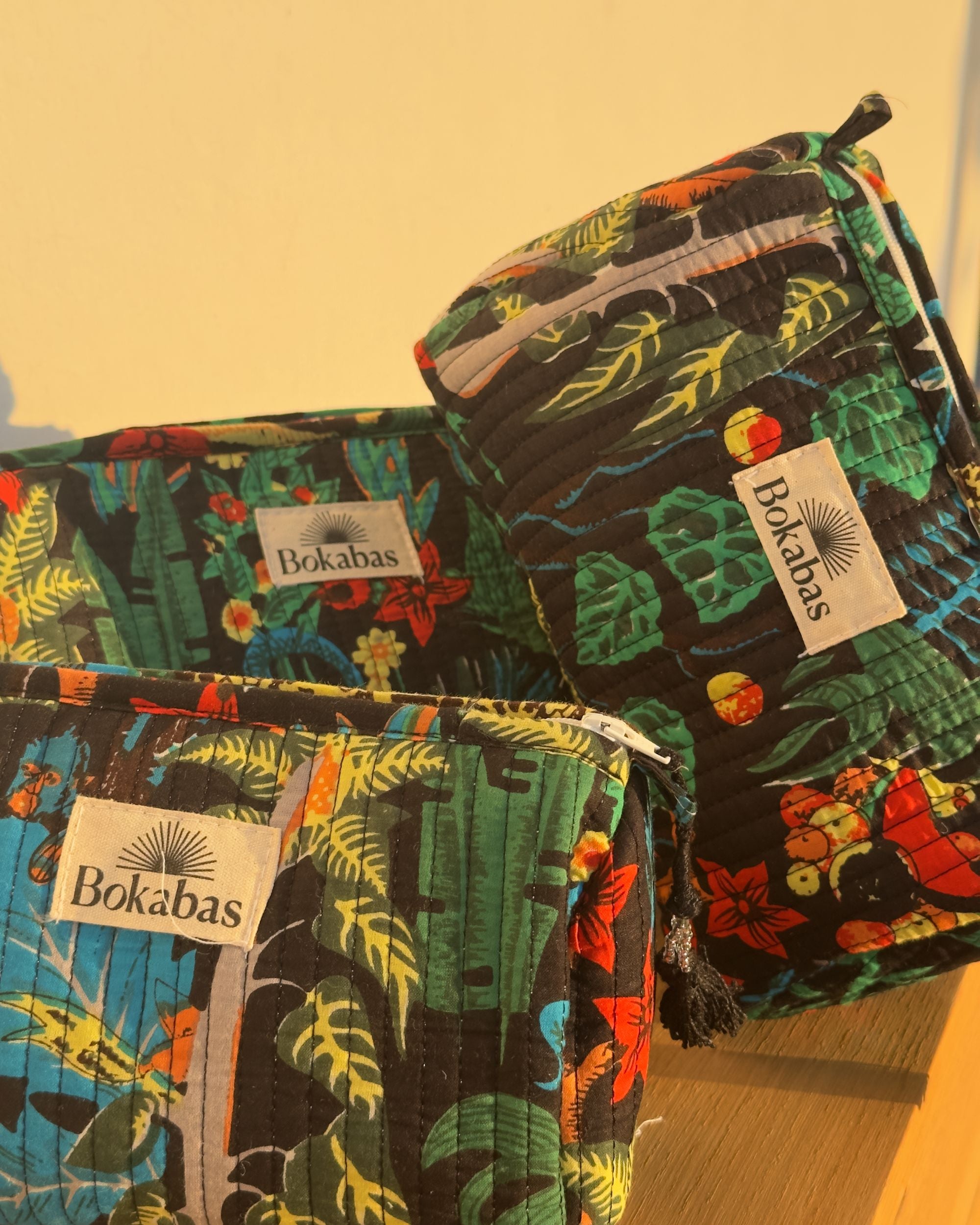 Trousse matelassée - FRIDA noir - Bokabas Trousse (Image 1)