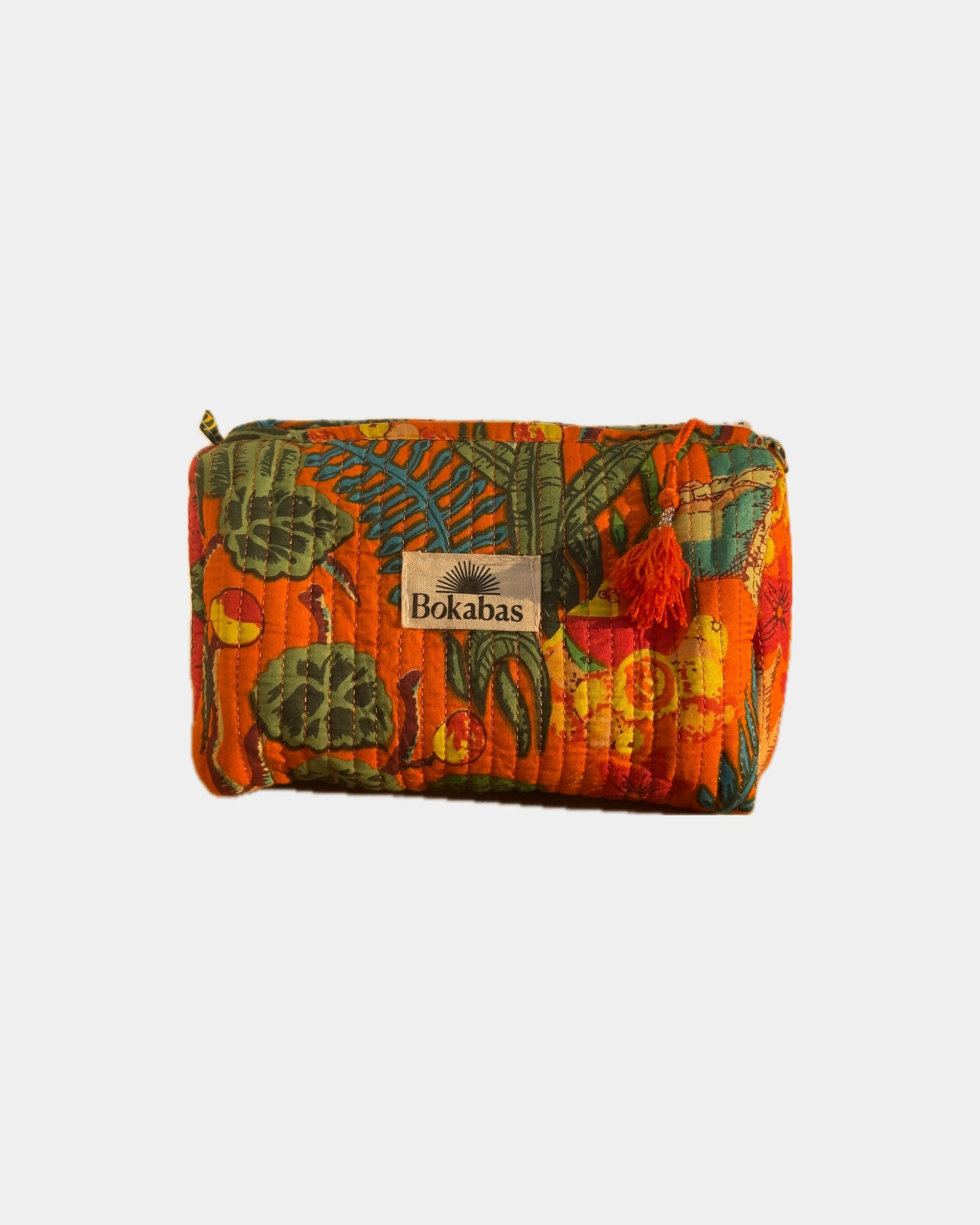 Trousse matelassée - FRIDA Orange - Bokabas Trousse (Image 1)