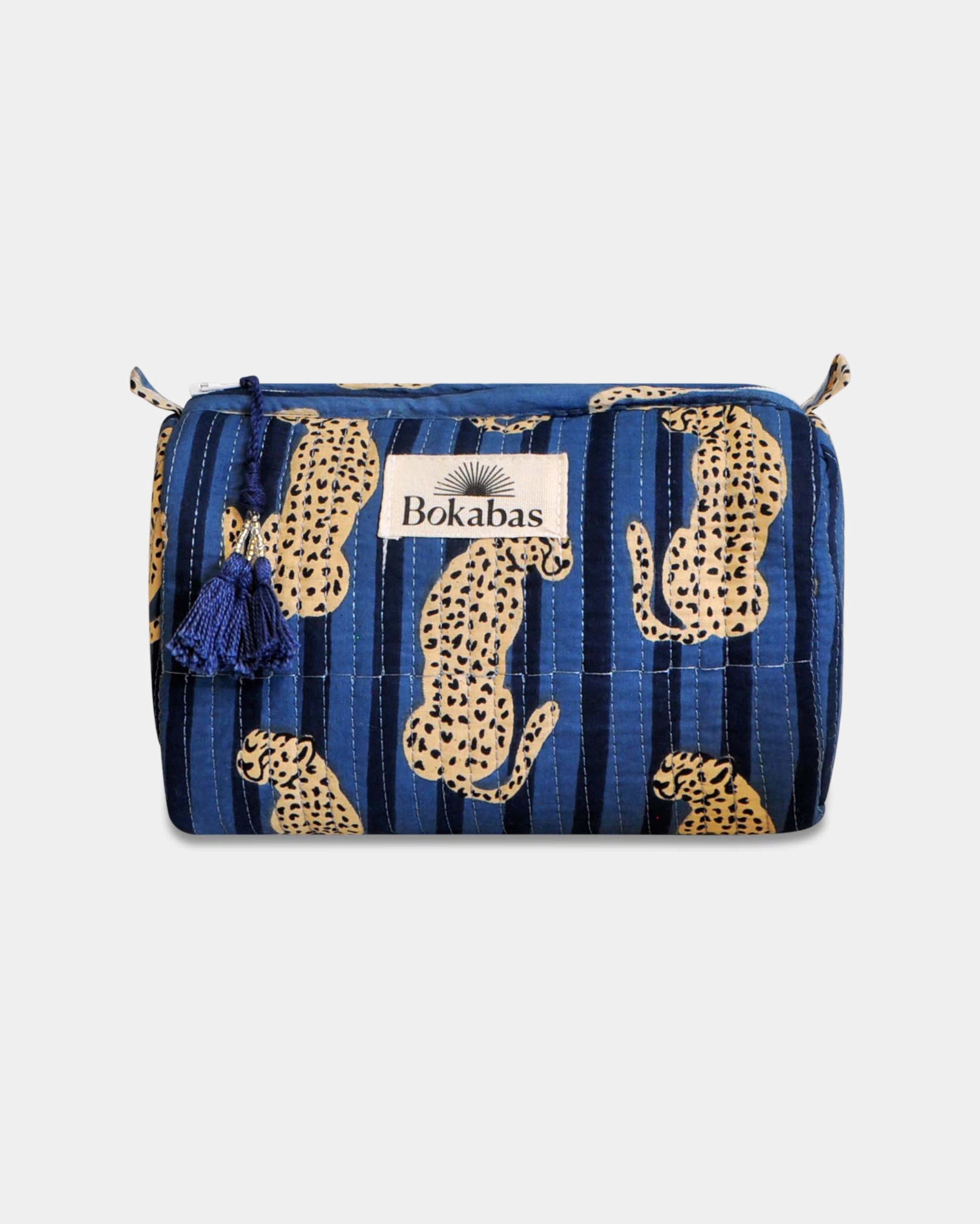 Trousse matelassée - GUEPARD Bleu - Bokabas Trousse (Image 3)