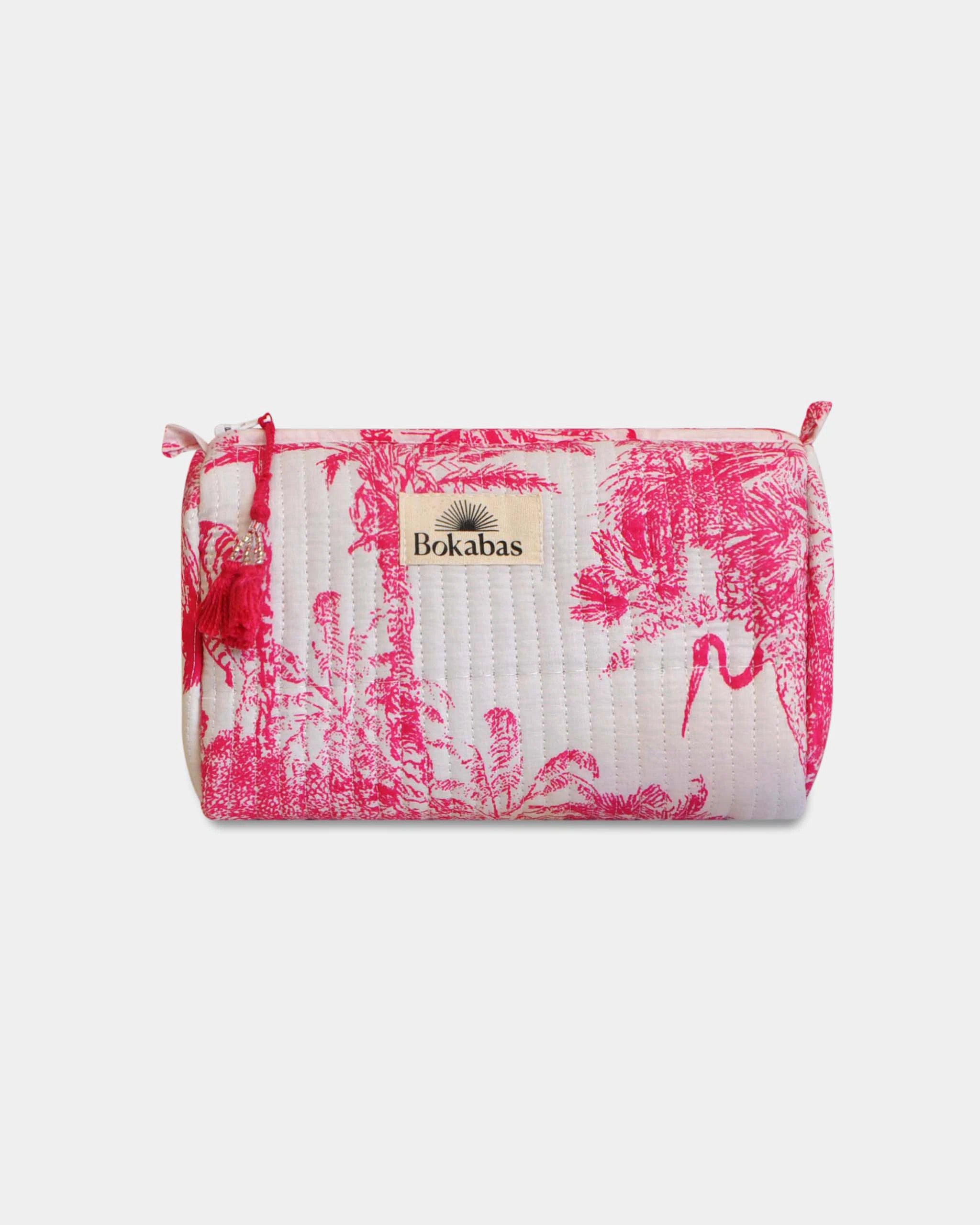 Trousse matelassée - JOUY Rose - Bokabas Trousse (Image 3)