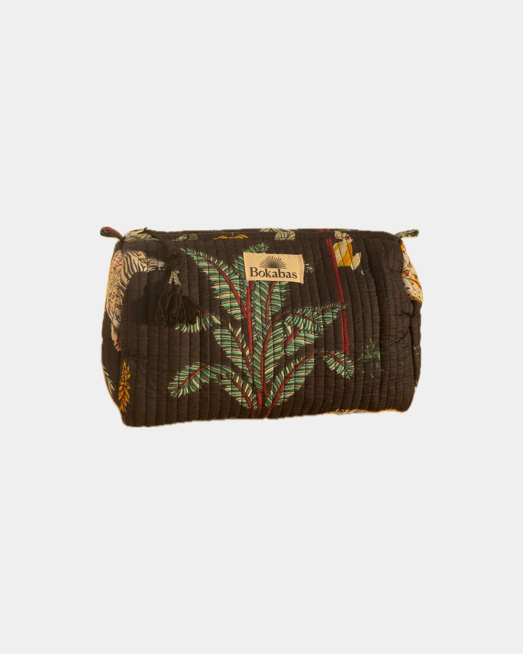 Trousse matelassée - JUNGLE noir - Bokabas Trousse (Image 2)