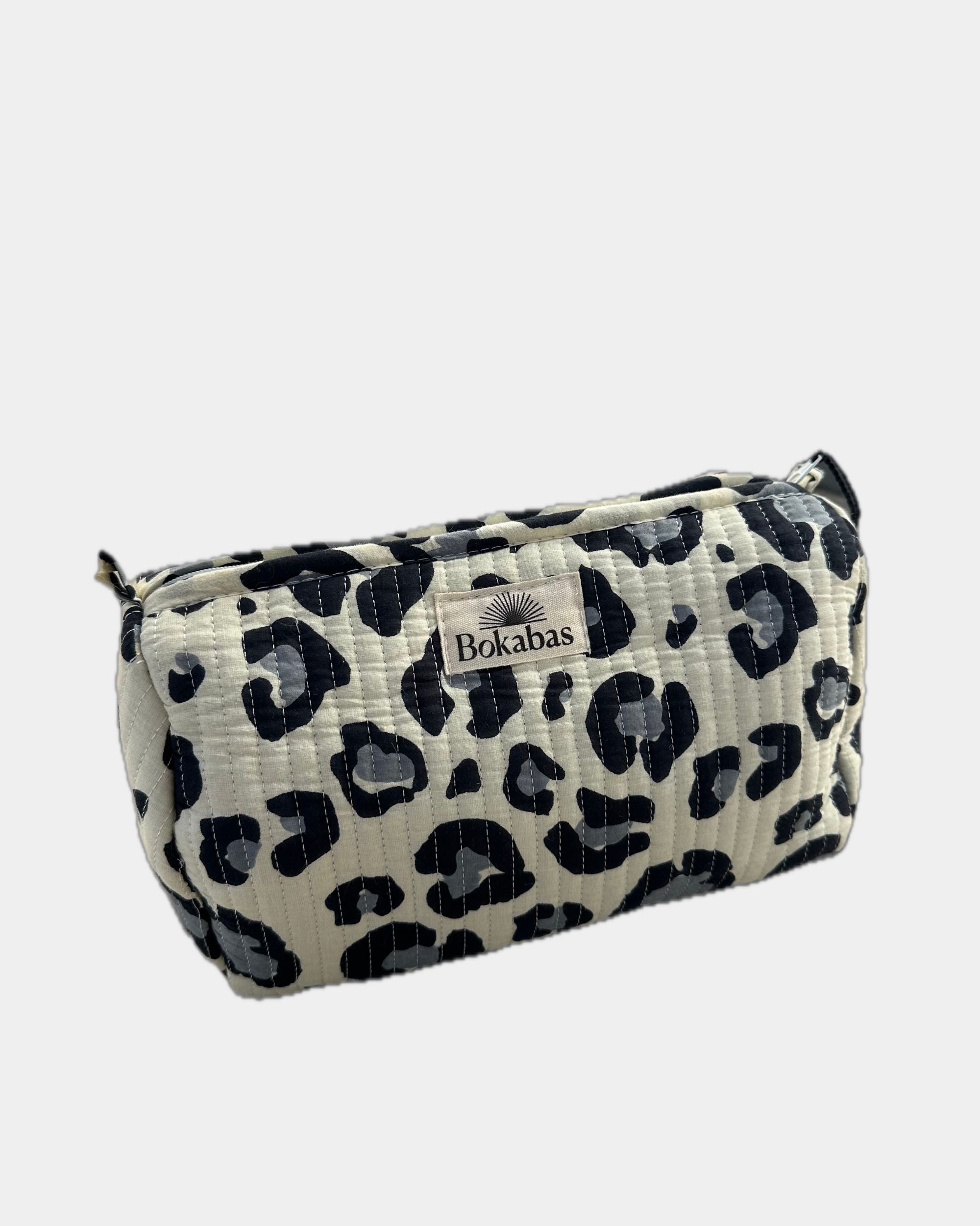 Trousse matelassée - LEOPARD Blanc - Image 3