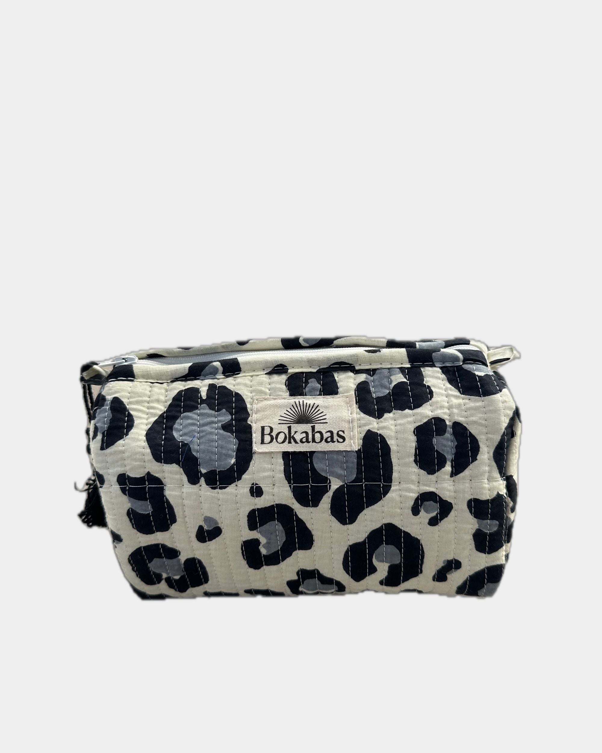 Trousse matelassée - LEOPARD Blanc - Image 4