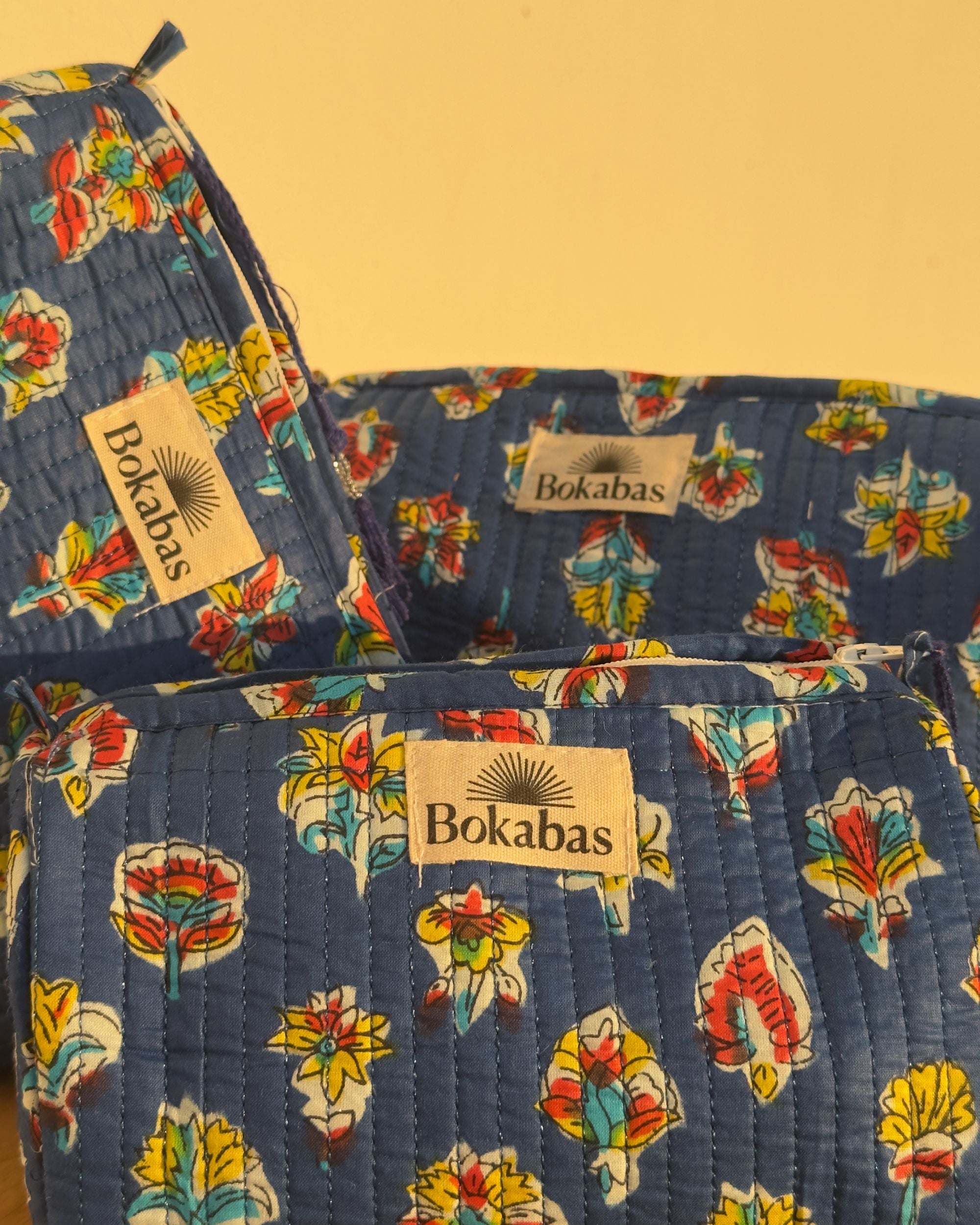 Trousse matelassée - VIRGO bleu - Bokabas Trousse (Image 1)