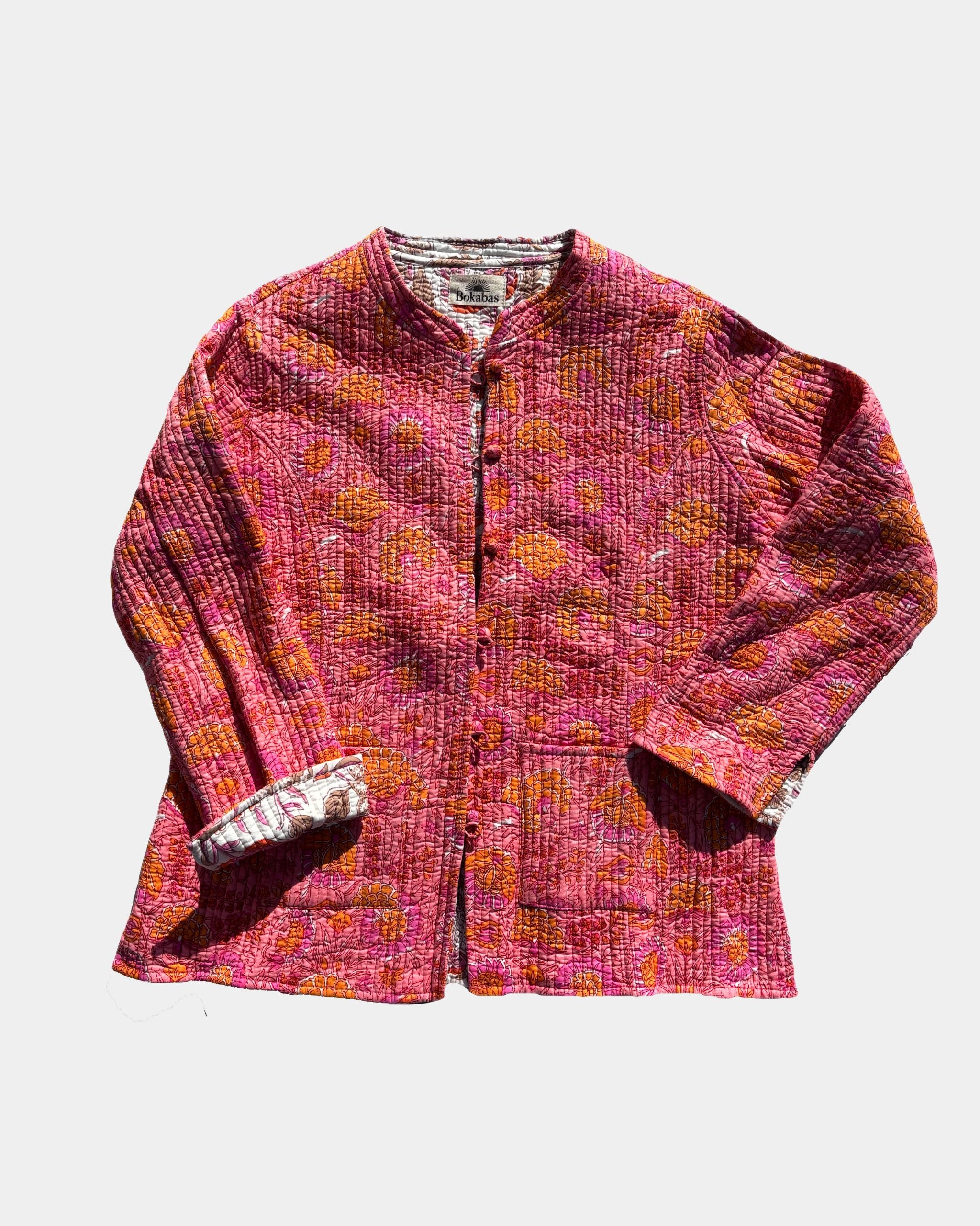 Veste avec manches réversible en coton matelassé - MARIE - Bokabas Sac (Image 1)