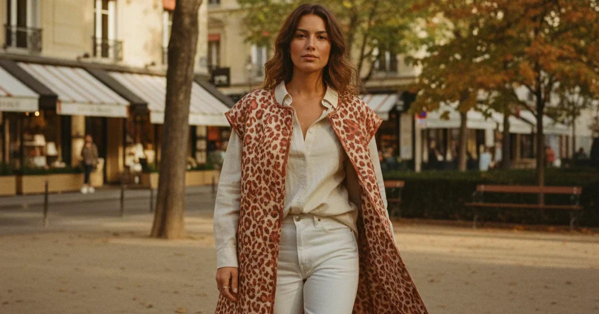 Gilet sans manche mouton