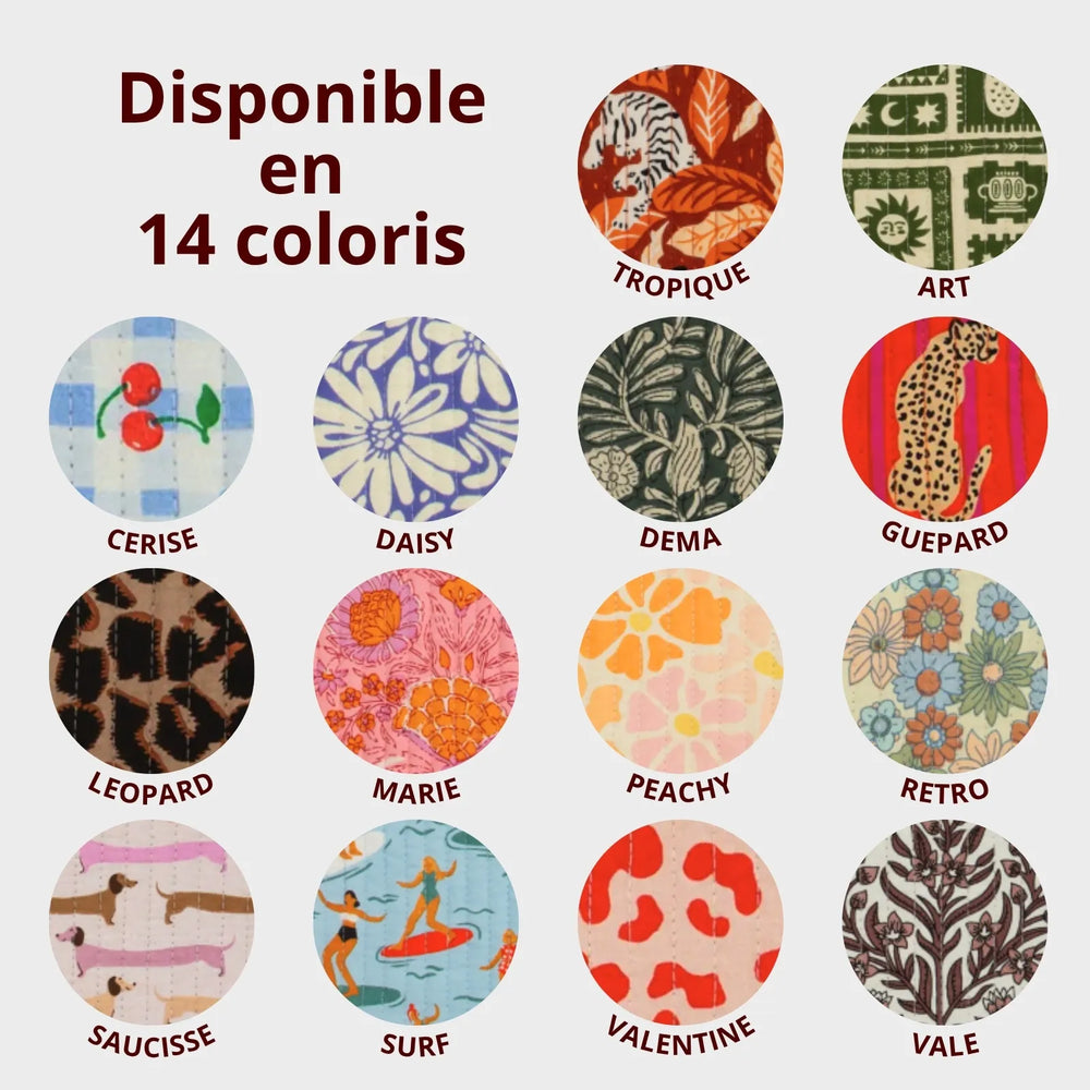 Sac de yoga en tissu matelassé Dema