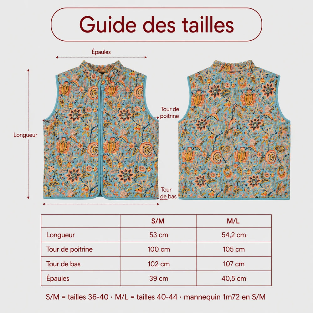 Le gilet matelassé sans manches femme Morris violet