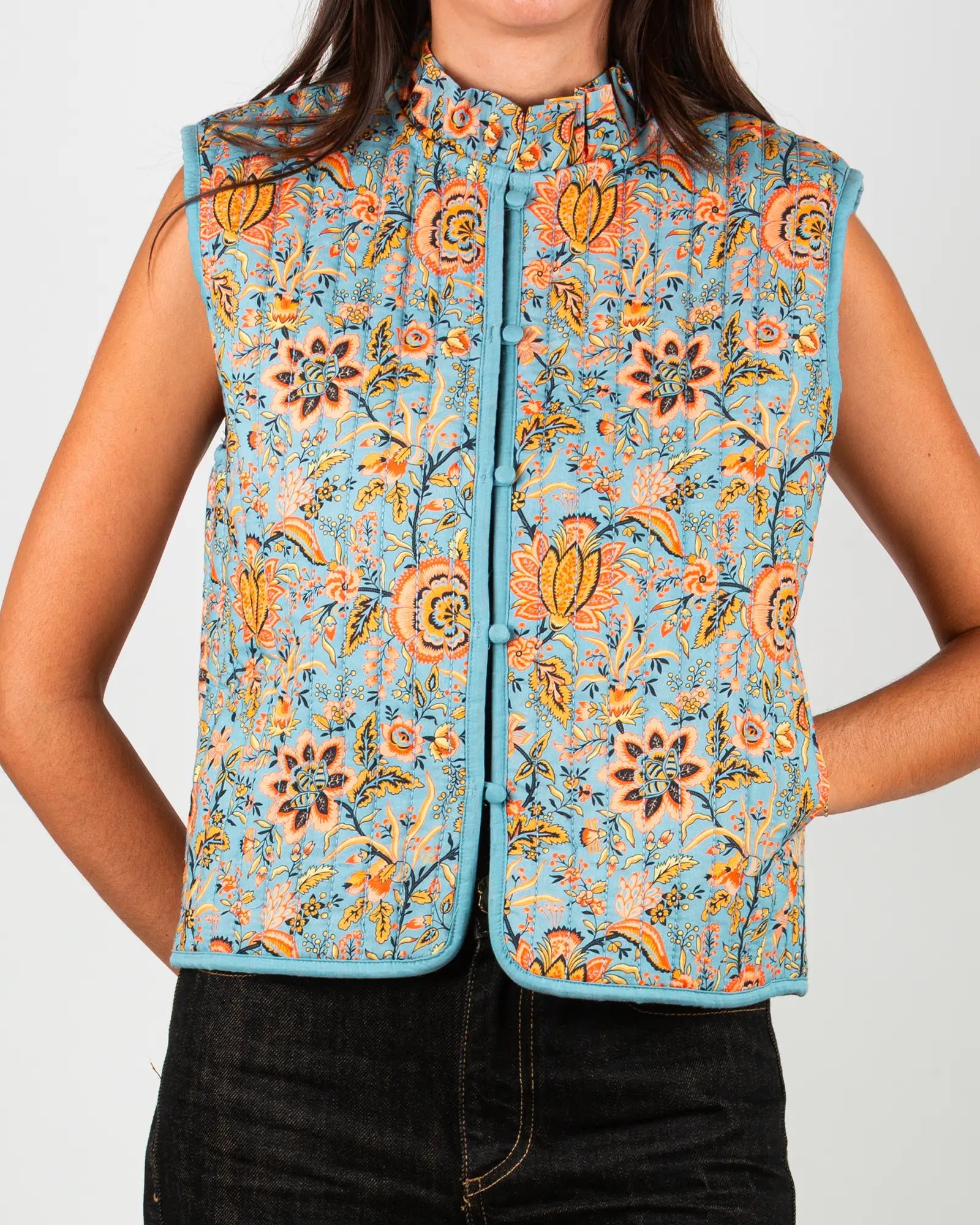 Gilet matelassé sans manches femme Lolem