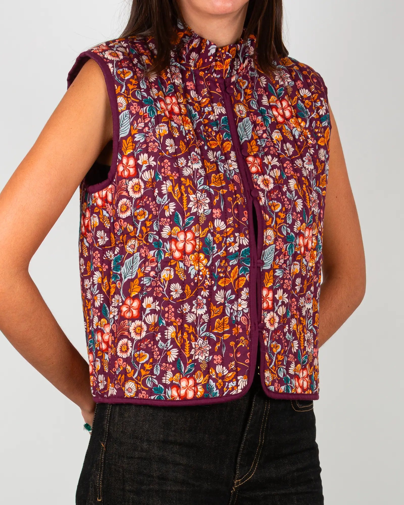 Gilet matelassé sans manches femme Morris