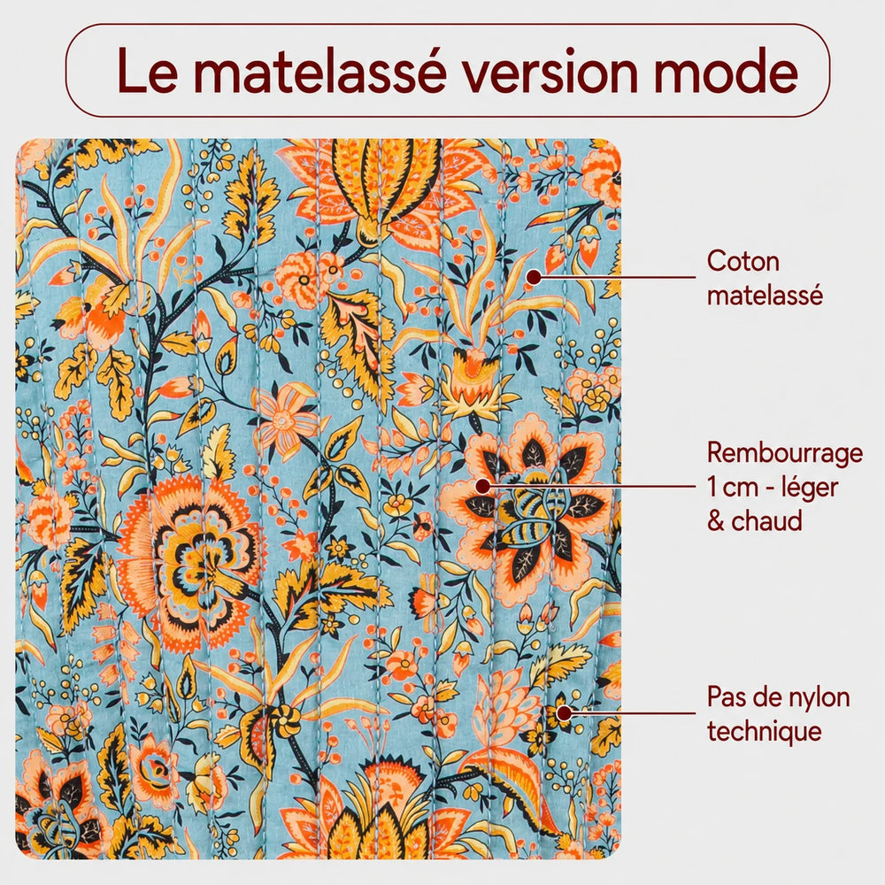 Le gilet matelassé sans manches femme Morris violet