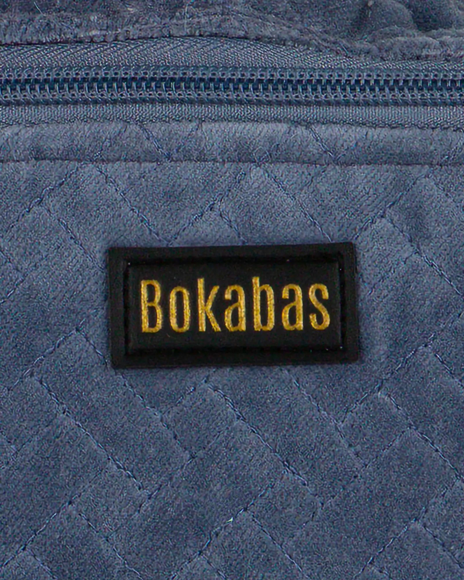 Sac banane velours côtelé Bokabas, bleu ciel, zoom sur la matière