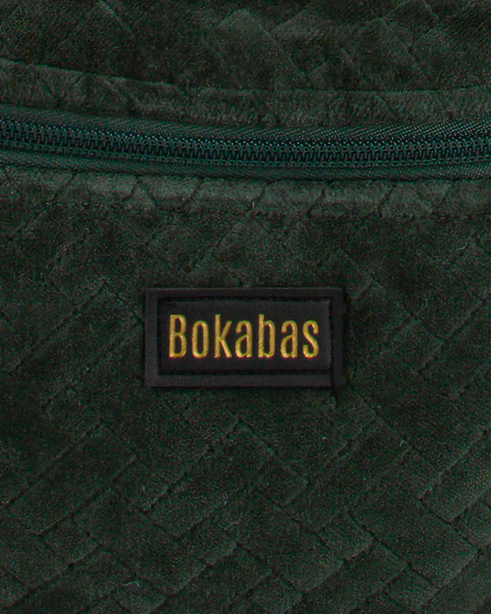 Sac banane velours côtelé Bokabas, vert kaki, zoom sur la matière