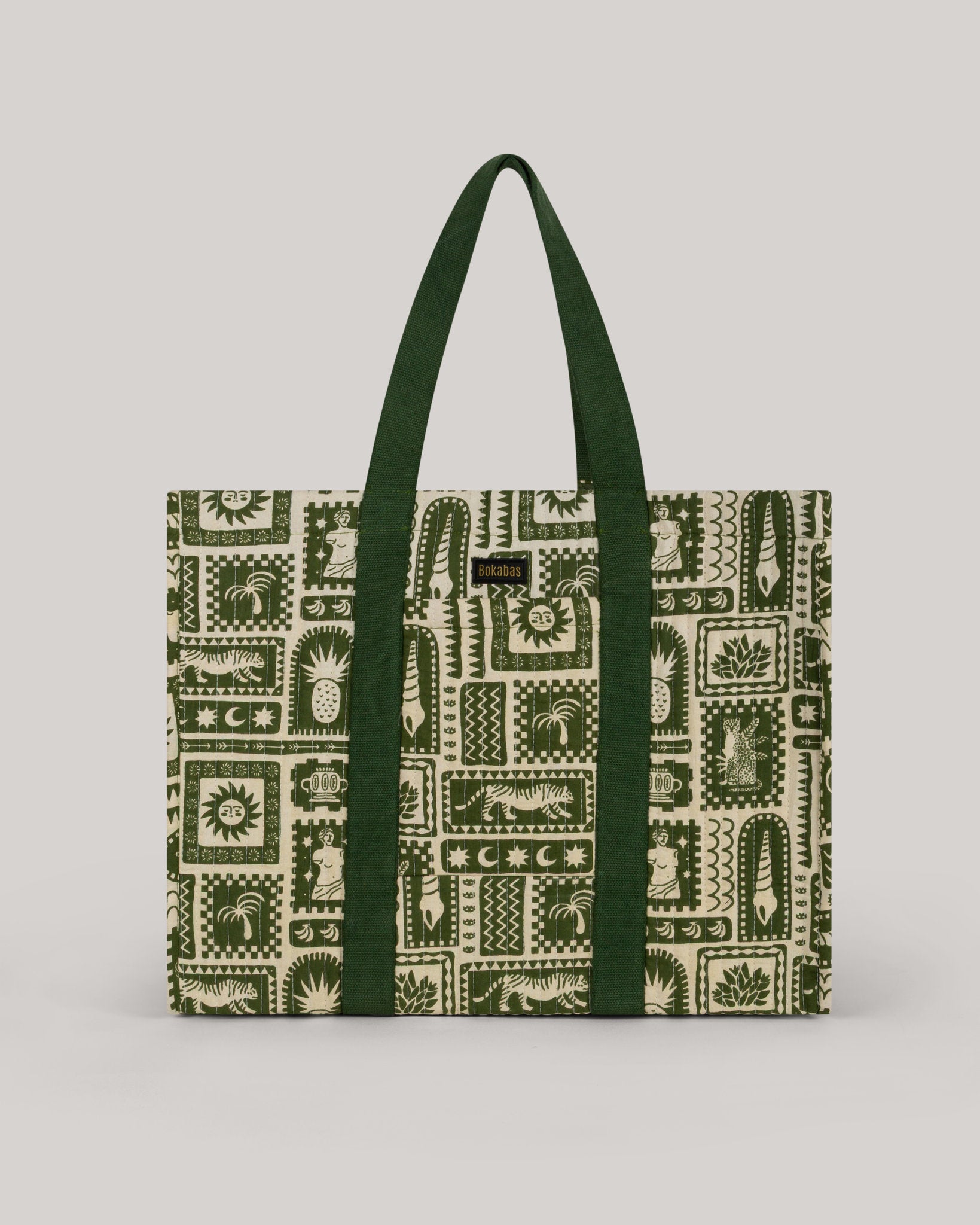 Bolso tote de tela acolchada Art