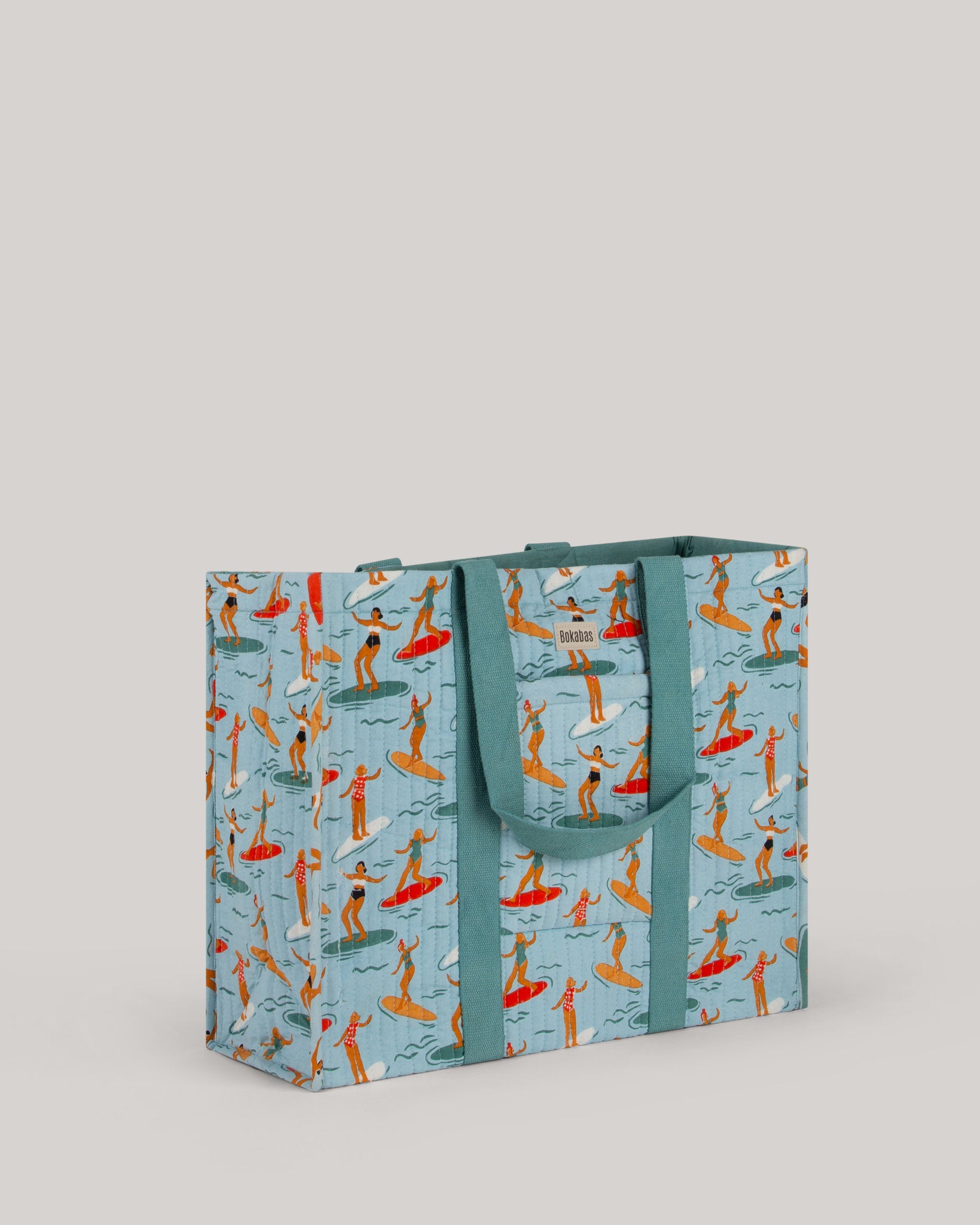 Bolso tote de tela acolchada Surf