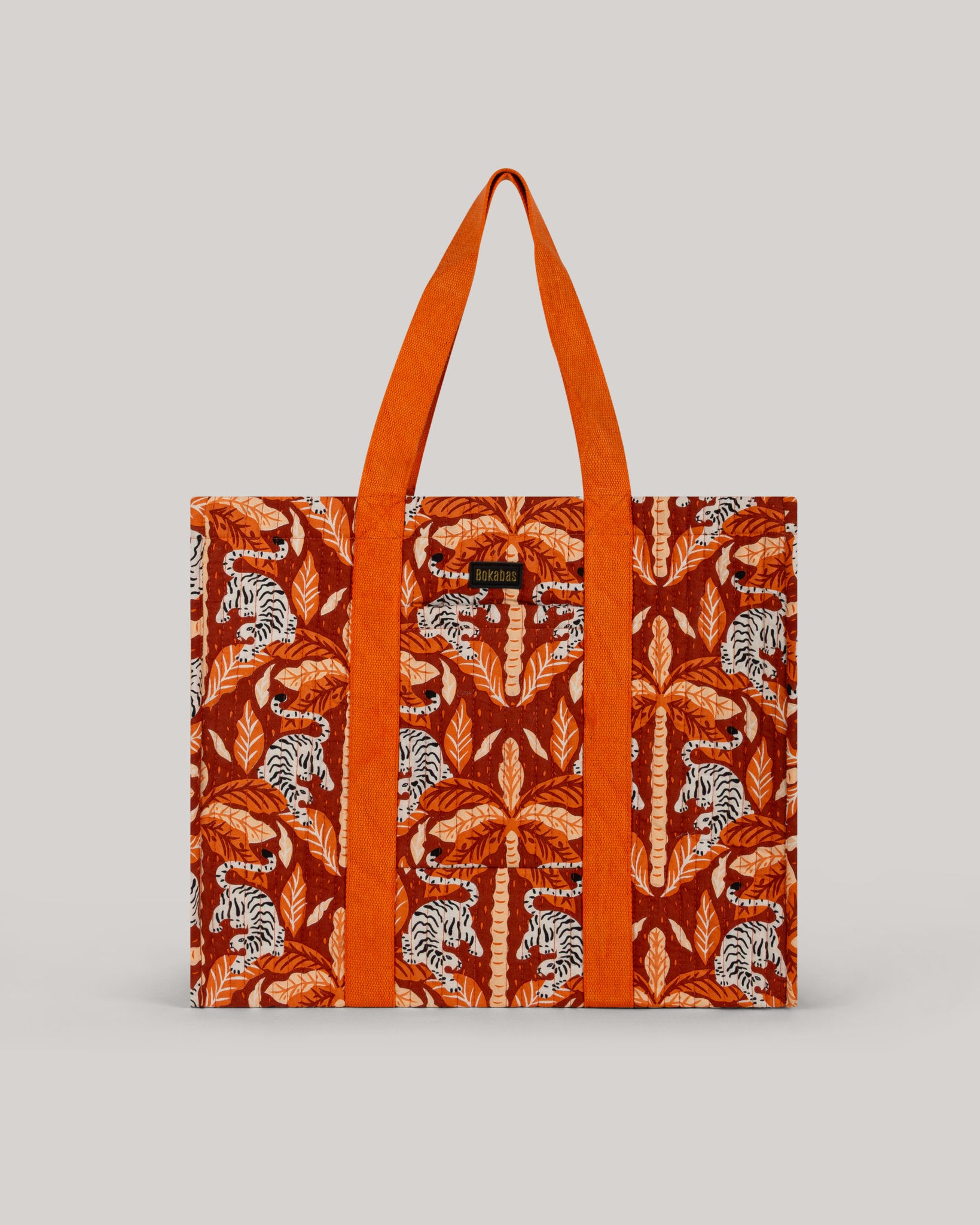 Bolso tote de tela acolchada Tropique