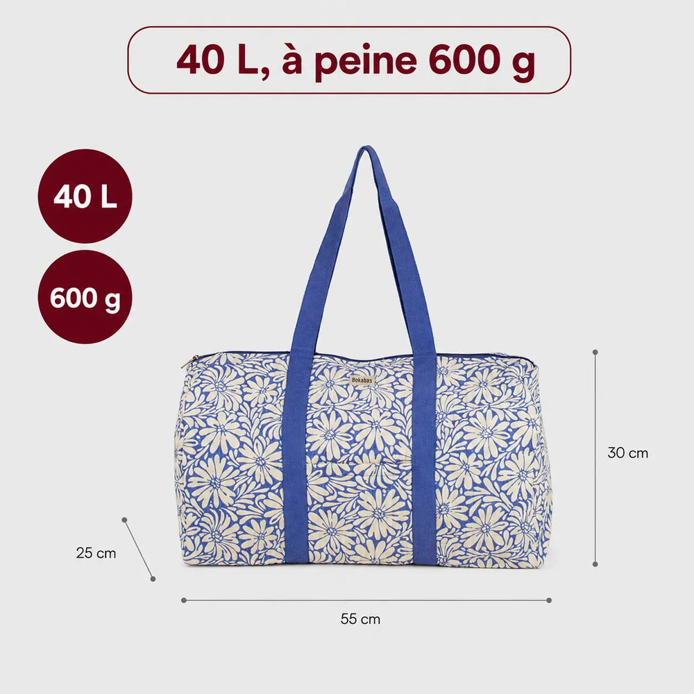 Le sac week-end matelassé Vale marron