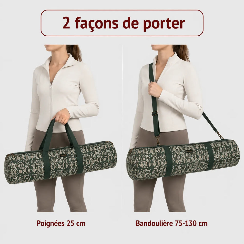Sac de yoga en tissu matelassé Dema