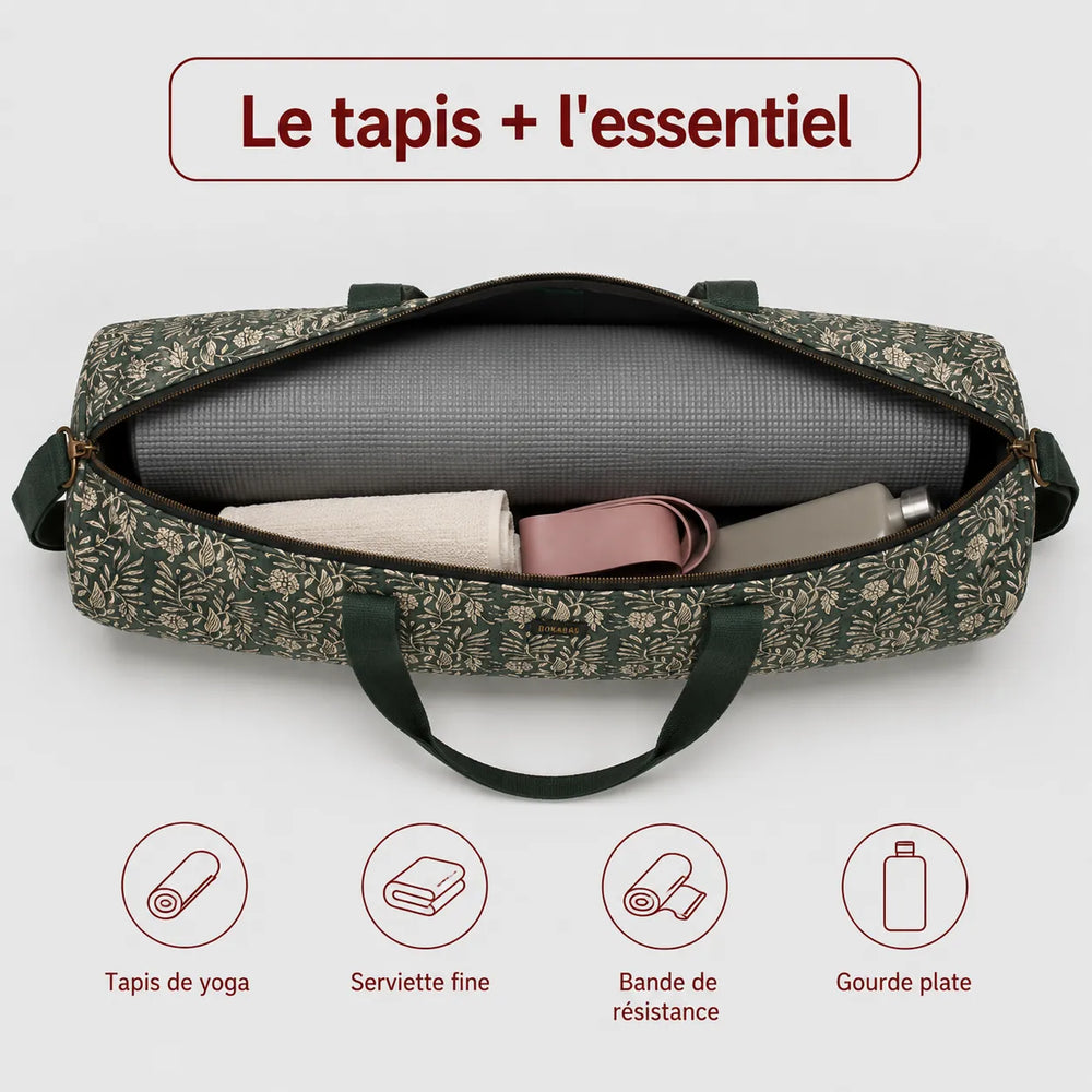 Sac de yoga en tissu matelassé Dema