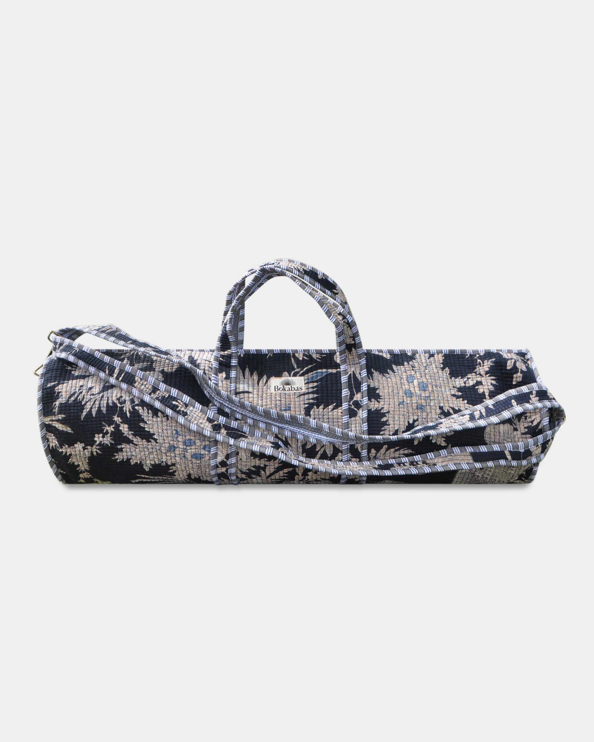 Sac de yoga en coton matelassé - NOIR - Bokabas Sac de yoga (Image 1)