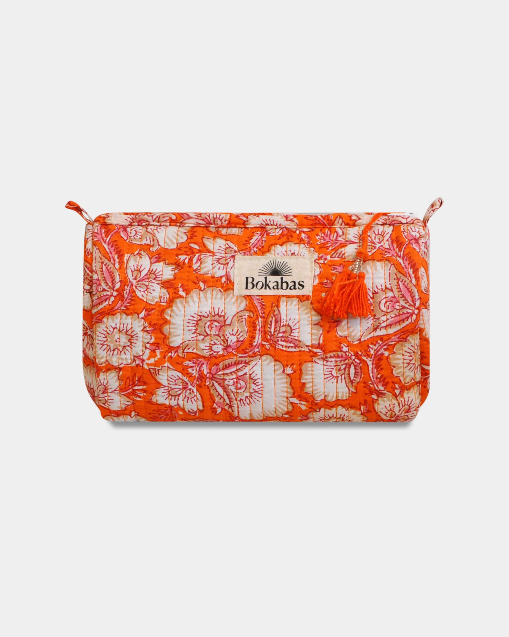 Trousse matelassée - Coton Orange - Bokabas Trousse (Image 3)