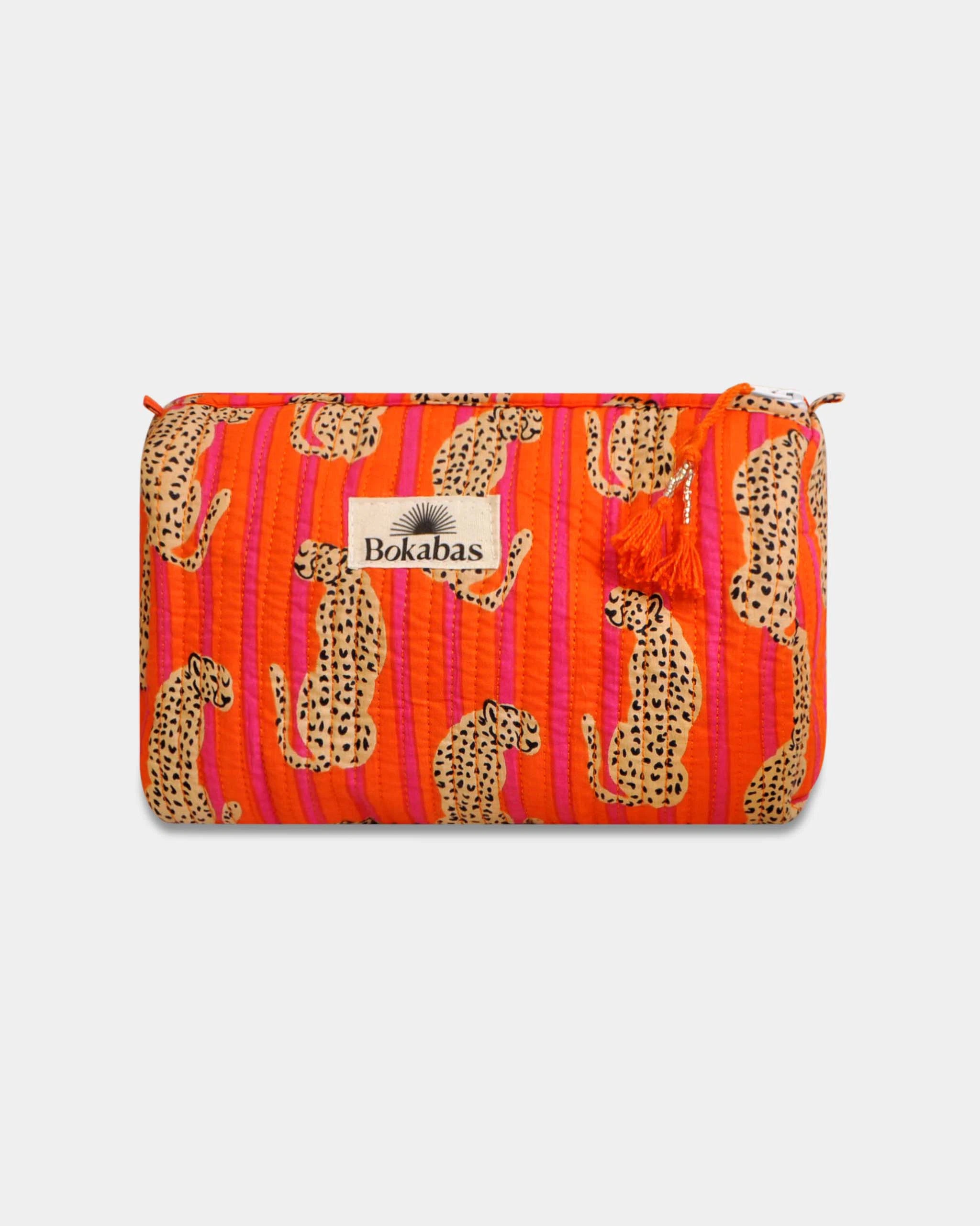Trousse matelassée - GUEPARD Orange - Bokabas Trousse (Image 2)