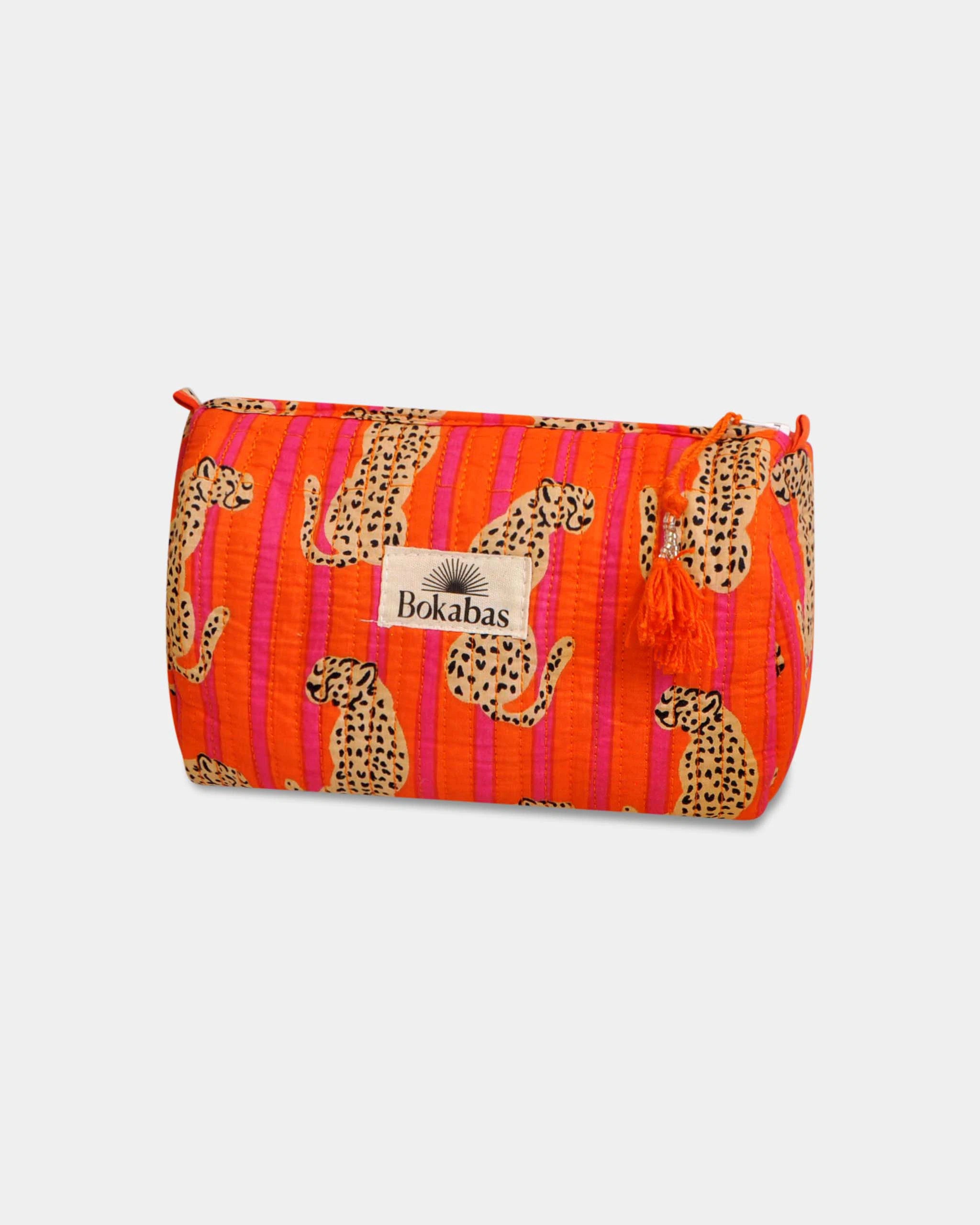 Trousse matelassée - GUEPARD Orange - Bokabas Trousse (Image 3)