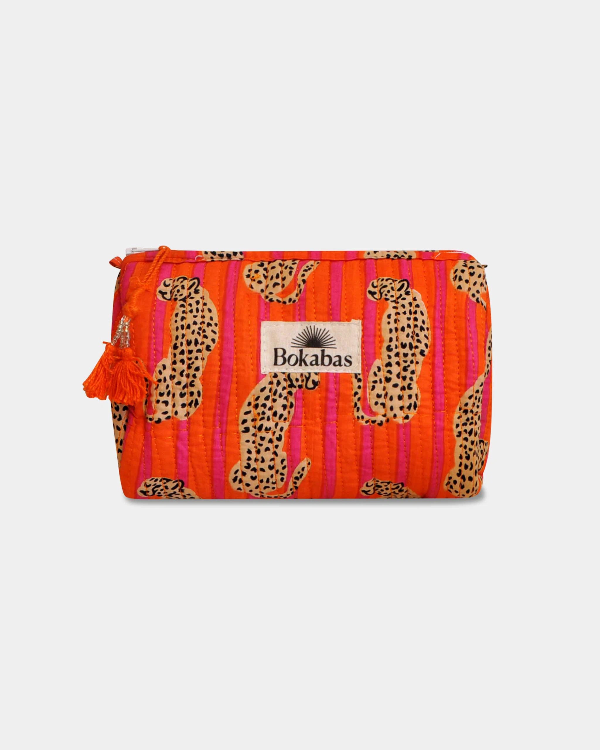 Trousse matelassée - GUEPARD Orange - Bokabas Trousse (Image 4)