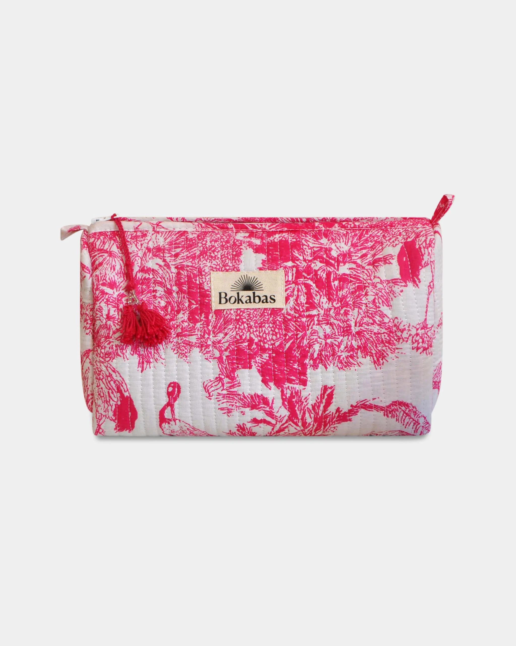 Trousse matelassée - JOUY Rose - Bokabas Trousse (Image 2)