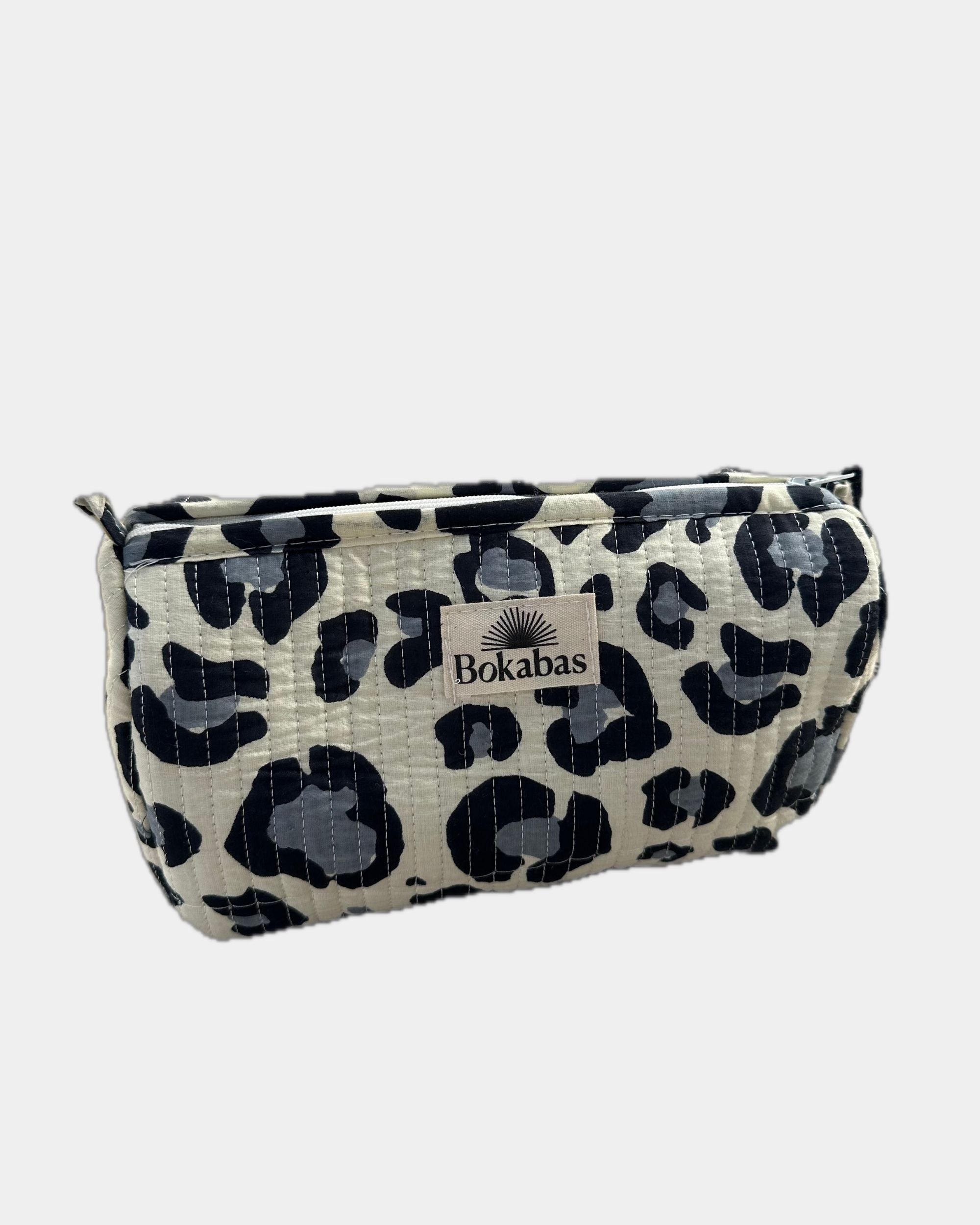 Trousse matelassée - LEOPARD Blanc - Image 2